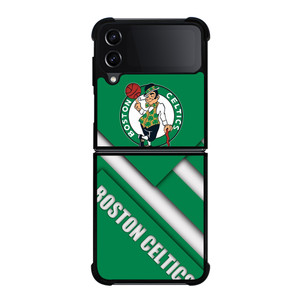 BOSTON CELTICS NBA 3 Samsung Z Flip 4 Case BOSTON CELTICS NBA 3 Samsung Z Flip 4 Case