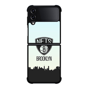 BROOKLYN NETS LOGO Samsung Z Flip 4 Case BROOKLYN NETS LOGO Samsung Z Flip 4 Case