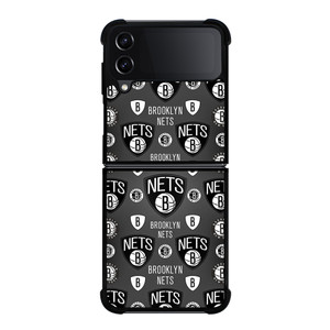 BROOKLYN NETS PATTERN Samsung Z Flip 4 Case BROOKLYN NETS PATTERN Samsung Z Flip 4 Case