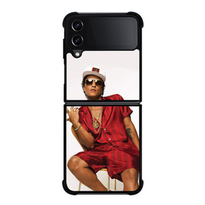 BRUNO MARS RED Samsung Z Flip 4 Case BRUNO MARS RED Samsung Z Flip 4 Case