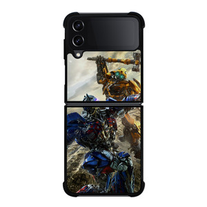 BUMBLEBEE VS OPTIMUS PRIME Samsung Z Flip 4 Case BUMBLEBEE VS OPTIMUS PRIME Samsung Z Flip 4 Case