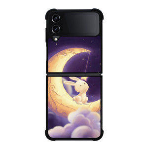 BUNNY IN THE MOON Samsung Z Flip 4 Case BUNNY IN THE MOON Samsung Z Flip 4 Case