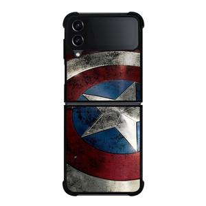 CAPTAIN AMERICA THE AVENGERS SHIELD Samsung Z Flip 4 Case CAPTAIN AMERICA THE AVENGERS SHIELD Samsung Z Flip 4 Case