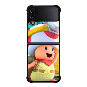 CAPTAIN TOAD CUTE Samsung Z Flip 4 Case CAPTAIN TOAD CUTE Samsung Z Flip 4 Case
