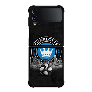 CHARLOTTE FC LOGO 3 Samsung Z Flip 4 Case