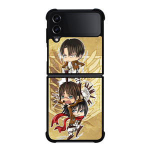 CHIBI ATTACK ON TITAN Samsung Z Flip 4 Case CHIBI ATTACK ON TITAN Samsung Z Flip 4 Case