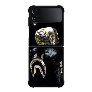 CHRIS BROWN BAPE Samsung Z Flip 4 Case CHRIS BROWN BAPE Samsung Z Flip 4 Case
