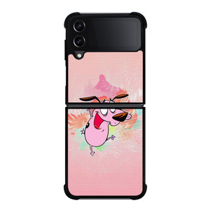 COURAGE THE COWARDLY DOG Samsung Z Flip 4 Case COURAGE THE COWARDLY DOG Samsung Z Flip 4 Case