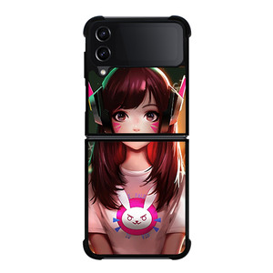 CUTE DVA OVERWATCH Samsung Z Flip 4 Case CUTE DVA OVERWATCH Samsung Z Flip 4 Case