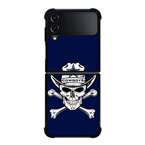 DALLAS COWBOYS SKULL Samsung Z Flip 4 Case DALLAS COWBOYS SKULL Samsung Z Flip 4 Case