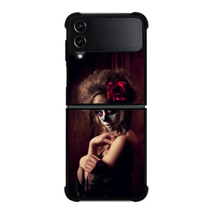 DAY OF THE DEAD GIRL Samsung Z Flip 4 Case DAY OF THE DEAD GIRL Samsung Z Flip 4 Case