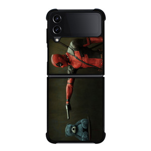 DEADPOOL SUPERHERO TEDDY BEAR Samsung Z Flip 4 Case DEADPOOL SUPERHERO TEDDY BEAR Samsung Z Flip 4 Case