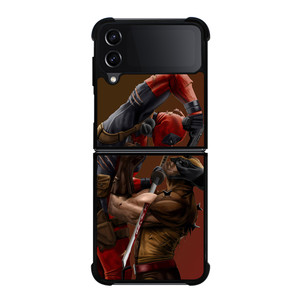 DEADPOOL VS WOLVERINE Samsung Z Flip 4 Case DEADPOOL VS WOLVERINE Samsung Z Flip 4 Case