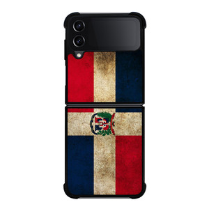 DOMINICAN REPUBLIC FLAG 2 Samsung Z Flip 4 Case DOMINICAN REPUBLIC FLAG 2 Samsung Z Flip 4 Case