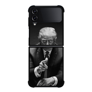 DONALD TRUMP SHOOT YOU Samsung Z Flip 4 Case DONALD TRUMP SHOOT YOU Samsung Z Flip 4 Case