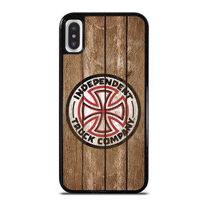 INDEPENDENT TRUCK LOGO WOODEN iPhone X / XS Case INDEPENDENT TRUCK LOGO WOODEN iPhone X / XS Case