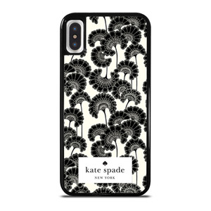JAPANESE BLACK FLORAL KADE SPADE iPhone X / XS Case JAPANESE BLACK FLORAL KADE SPADE iPhone X / XS Case