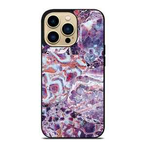 PURPLE CRYSTAL MARBLE PATTERN 2 iPhone 14 Pro Max Case PURPLE CRYSTAL MARBLE PATTERN 2 iPhone 14 Pro Max Case