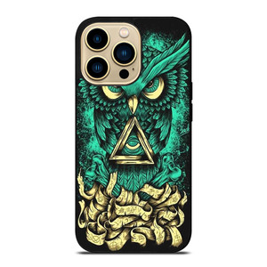 OWL SUGAR SKULL TATTOO iPhone 14 Pro Max Case