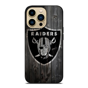 OAKLAND RAIDERS LOGO WOODEN iPhone 14 Pro Max Case OAKLAND RAIDERS LOGO WOODEN iPhone 14 Pro Max Case