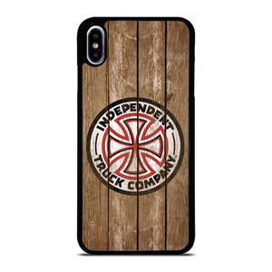 INDEPENDENT TRUCK LOGO WOODEN iPhone XS Max Case INDEPENDENT TRUCK LOGO WOODEN iPhone XS Max Case
