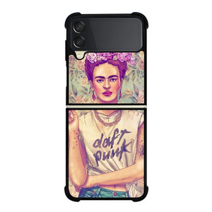FRIDA KAHLO DAFT PUNK Samsung Z Flip 3 Case FRIDA KAHLO DAFT PUNK Samsung Z Flip 3 Case
