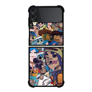 GORILLAZ COLLAGE Samsung Z Flip 3 Case GORILLAZ COLLAGE Samsung Z Flip 3 Case
