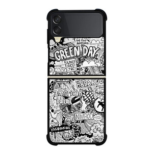 GREEN DAY BAND 2 Samsung Z Flip 3 Case GREEN DAY BAND 2 Samsung Z Flip 3 Case