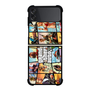 GTA 5 GRAND THEFT AUTO 3 Samsung Z Flip 3 Case GTA 5 GRAND THEFT AUTO 3 Samsung Z Flip 3 Case