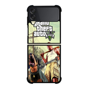 GTA 5 GRAND THEFT AUTO Samsung Z Flip 3 Case GTA 5 GRAND THEFT AUTO Samsung Z Flip 3 Case