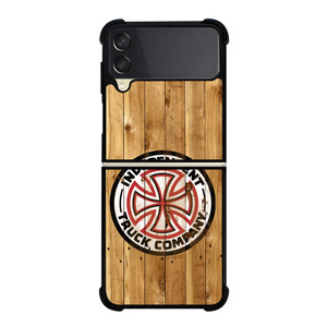 INDEPENDENT TRUCK LOGO WOODEN 2 Samsung Z Flip 3 Case