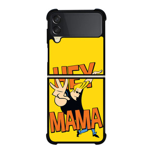 JOHNNY BRAVO HEY MAMA 3 Samsung Z Flip 3 Case JOHNNY BRAVO HEY MAMA 3 Samsung Z Flip 3 Case