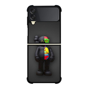 KAWS BLACK Samsung Z Flip 3 Case KAWS BLACK Samsung Z Flip 3 Case