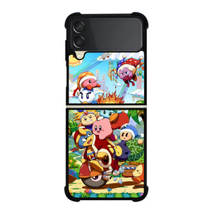 KIRBY CHARACTERS Samsung Z Flip 3 Case KIRBY CHARACTERS Samsung Z Flip 3 Case