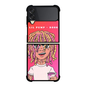LIL PUMP BOSS CARTOON Samsung Z Flip 3 Case LIL PUMP BOSS CARTOON Samsung Z Flip 3 Case