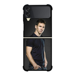 LIONEL MESSI COOL WITH BLACK Samsung Z Flip 3 Case LIONEL MESSI COOL WITH BLACK Samsung Z Flip 3 Case
