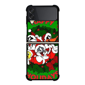 LOONEY TUNES CHRISTMAS Samsung Z Flip 3 Case LOONEY TUNES CHRISTMAS Samsung Z Flip 3 Case