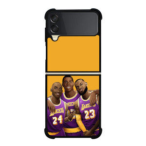 LOS ANGELES LAKERS PLAYERS Samsung Z Flip 3 Case LOS ANGELES LAKERS PLAYERS Samsung Z Flip 3 Case