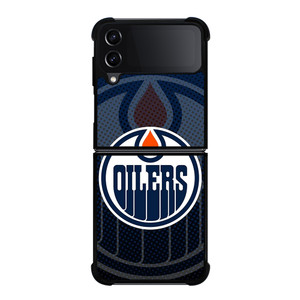 EDMONTON OILERS LOGO 3 Samsung Z Flip 4 Case EDMONTON OILERS LOGO 3 Samsung Z Flip 4 Case