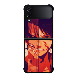 EREN ATTACK ON TITAN 3 Samsung Z Flip 4 Case EREN ATTACK ON TITAN 3 Samsung Z Flip 4 Case