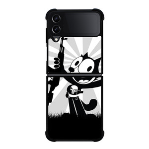 FELIX THE CAT PUNISHER Samsung Z Flip 4 Case FELIX THE CAT PUNISHER Samsung Z Flip 4 Case