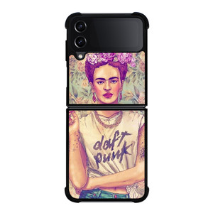 FRIDA KAHLO DAFT PUNK Samsung Z Flip 4 Case FRIDA KAHLO DAFT PUNK Samsung Z Flip 4 Case