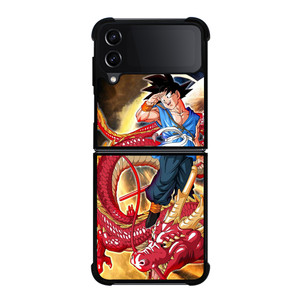 GOKU AND SHENRON DRAGON Samsung Z Flip 4 Case GOKU AND SHENRON DRAGON Samsung Z Flip 4 Case