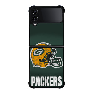 GREEN BAY PACKERS HELMET Samsung Z Flip 4 Case GREEN BAY PACKERS HELMET Samsung Z Flip 4 Case