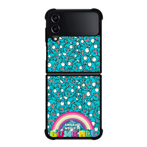 GUMBALL AMAZING WOLRD PATTERN Samsung Z Flip 4 Case GUMBALL AMAZING WOLRD PATTERN Samsung Z Flip 4 Case