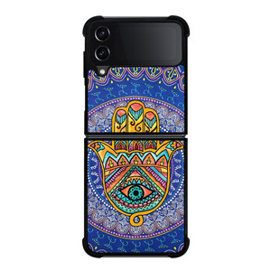 HAMSA EVIL EYE HAND Samsung Z Flip 4 Case HAMSA EVIL EYE HAND Samsung Z Flip 4 Case