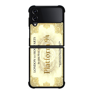 HARRY POTTER TICKET LONDON HOGWARTS Samsung Z Flip 4 Case HARRY POTTER TICKET LONDON HOGWARTS Samsung Z Flip 4 Case