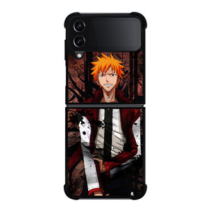ICHIGO KUROSAKI BLEACH Samsung Z Flip 4 Case ICHIGO KUROSAKI BLEACH Samsung Z Flip 4 Case