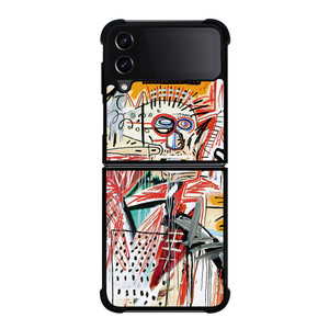 JEAN MICHEL BASQUIAT 3 Samsung Z Flip 4 Case JEAN MICHEL BASQUIAT 3 Samsung Z Flip 4 Case