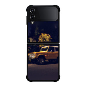 JEEP CAR NIGHT Samsung Z Flip 4 Case JEEP CAR NIGHT Samsung Z Flip 4 Case
